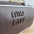 Кожаная сумка тоут MIU MIU Beau 29x14 см - Brown