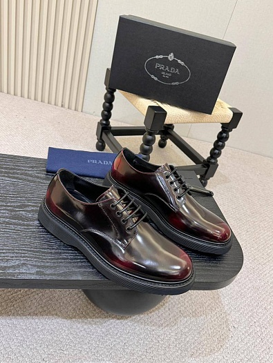Лакированные ботинки Prada premium - Brown   