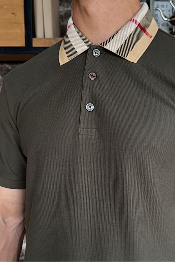 Мужское поло Burberry Premium - Green   