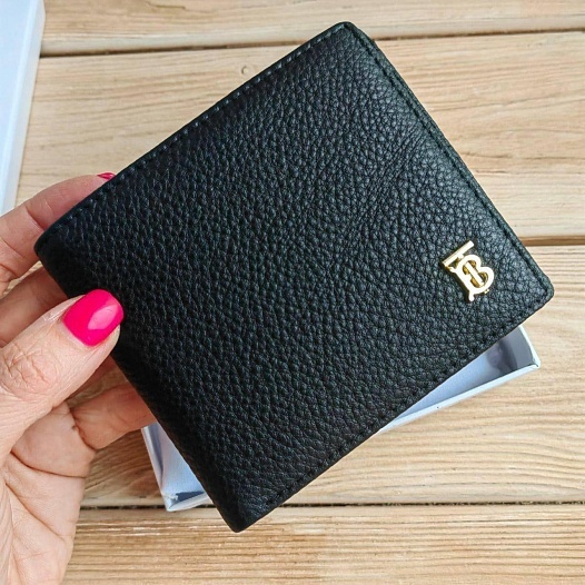 Кожаный кошелёк Burberry logo-plaque 12x10 см   