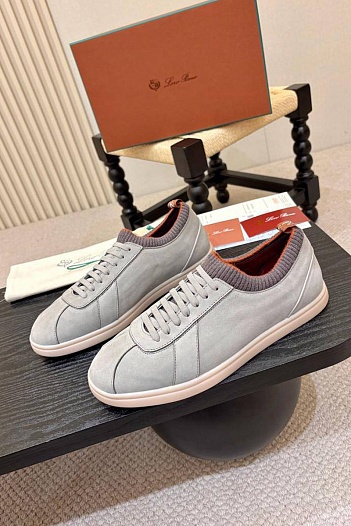 Мужские кроссовки Loro Piana Soho 2.0 Walk - Grey   