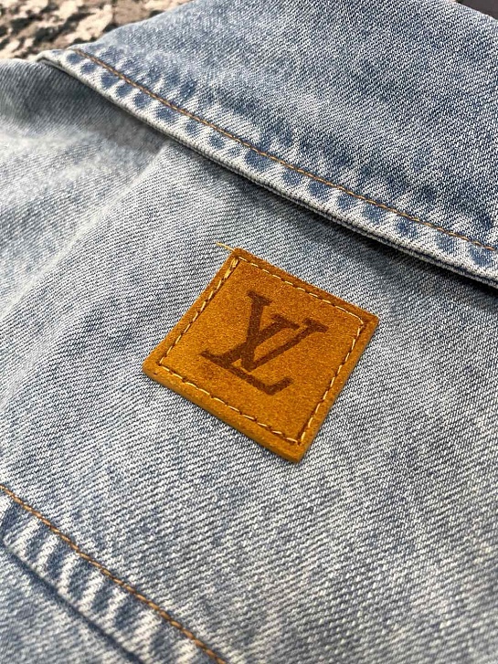 Джинсовая рубашка Louis Vuitton Premium - Dyed Indigo Blue