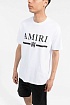 Белая мужская футболка Amiri MA bar