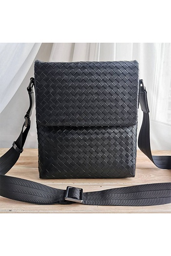 Кожаная сумка Bottega Veneta Intrecciato 27x24 см   