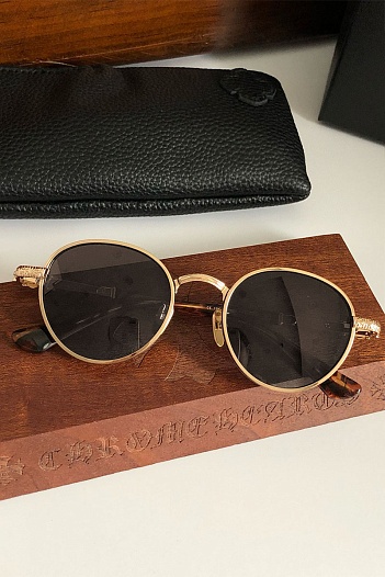 Солнцезащитные очки Chrome Hearts Metal Oval   