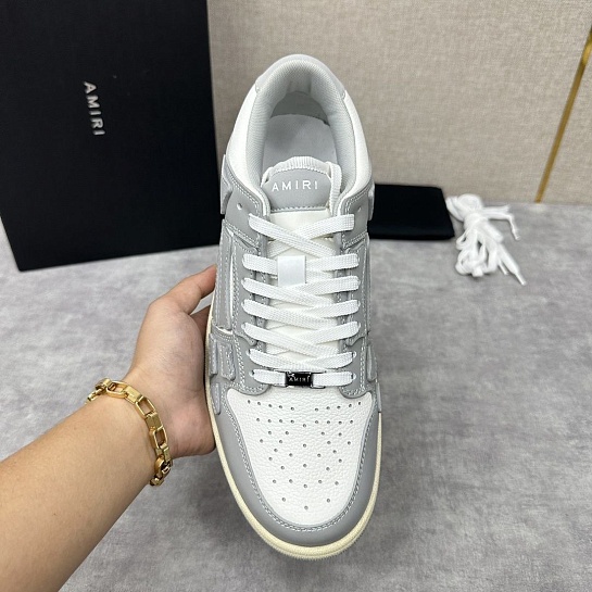 Кожаные кроссовки Amiri Skel low-top