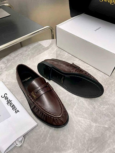 Женские кожаные лоферы Yves Saint Laurent premium    