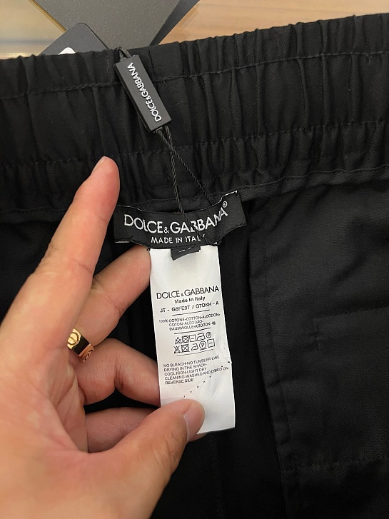 Мужские брюки Dolce & Gabbana Premium - Black