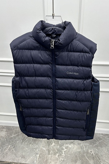 Мужской жилет Calvin Klein тёмно-синего цвета   