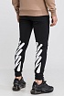 Мужские чёрные джоггеры Off-White logo-print