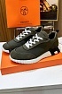 Мужские замшевые кроссовки Hermes Bouncing - Green