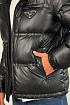 Мужской пуховик Prada logo-plaque - Black