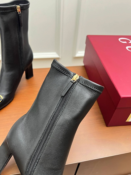 Женские кожаные сапоги Gucci Signora premium