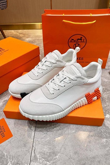 Мужские кроссовки Hermes Bouncing - White   