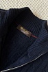 Кашемировый свитер Loro Piana Premium zip-up - Navy