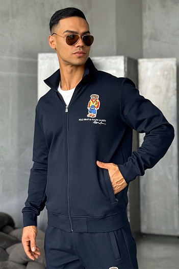 Тёмно-синий спортивный костюм Polo Ralph Lauren "Bear"   