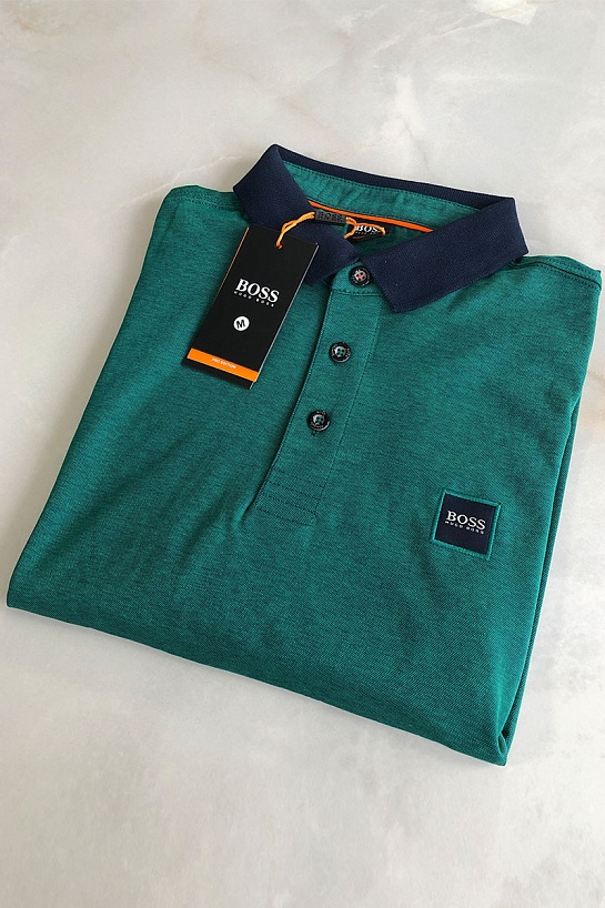 Мужское поло Hugo Boss Athleisure - Green