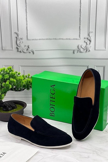 Мужские замшевые лоферы Bottega Veneta   
