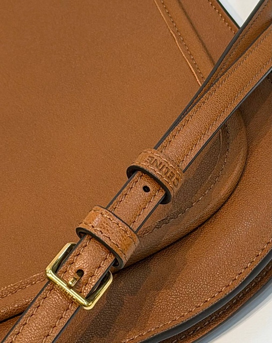 Кожаная сумка Celine Soft Triomphe Besace premium 34x25x13 см