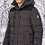 Утеплённая тёмно-серая куртка Moncler Grenoble