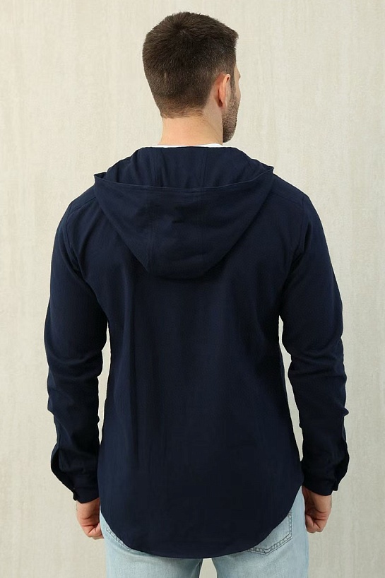 Мужская рубашка Kiton Premium - Royal Blue