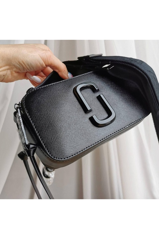 Кожаная сумка Marc Jacobs 25x16 см - Black