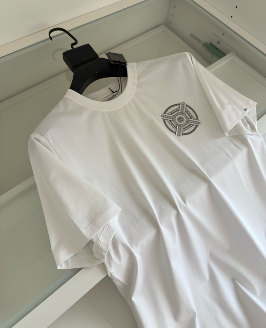 Белая футболка Stefano Ricci Premium 