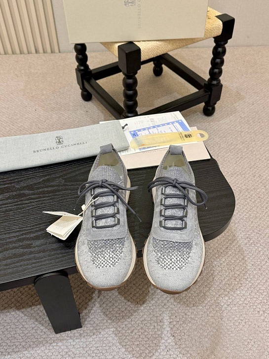 Мужские кроссовки Brunello Cucinelli knitted