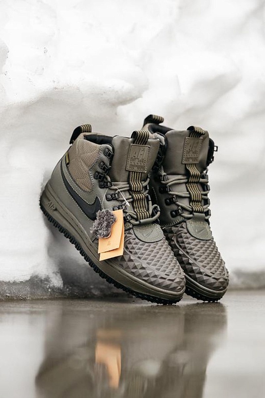 Кроссовки с мехом Nike Lunar Force 1 Duckboot '17