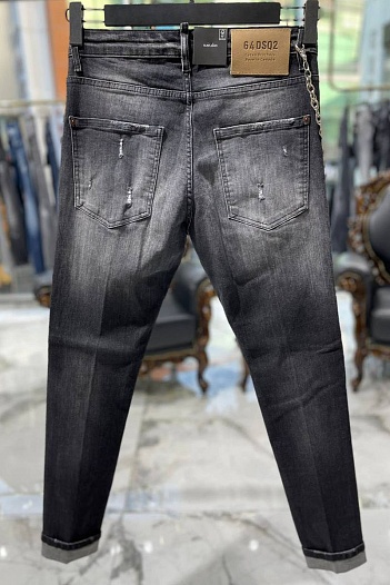 Мужские чёрные джинсы Dsquared2   