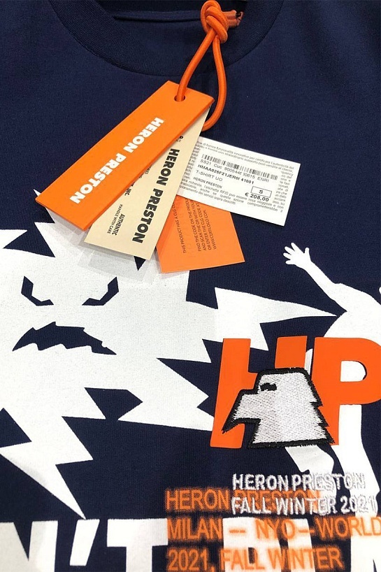 Оверсайз футболка Heron Preston "Don't Play With Me" Navy