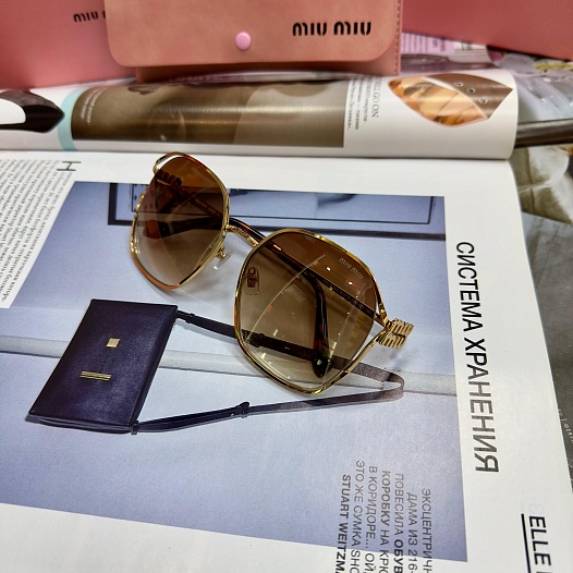 Женские солнцезащитные очки MIU MIU Glimpse   