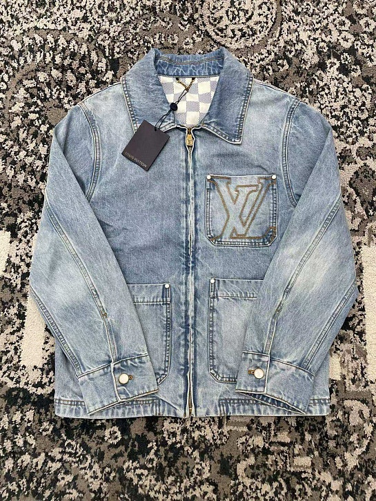 Джинсовая куртка Louis Vuitton Premium - Washed Indigo