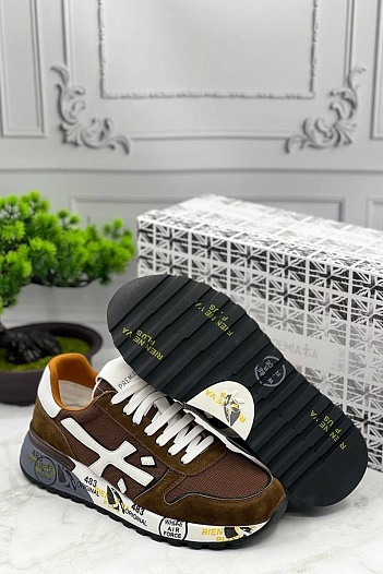 Замшевые кроссовки Premiata Mick - Brown   