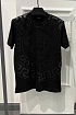 Мужская чёрная футболка Versace Medusa-print