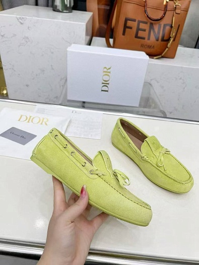 Женские лоферы Dior Miss - Green   