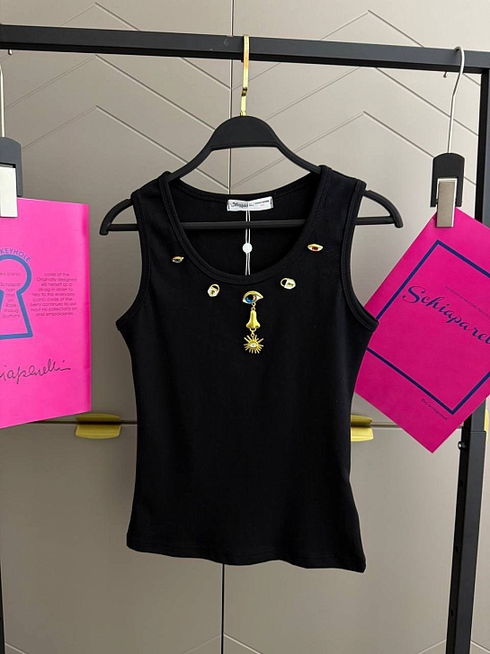 Женская майка Schiaparelli premium - Black