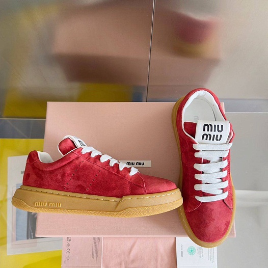 Женские кроссовки MIU MIU Premium - Red   