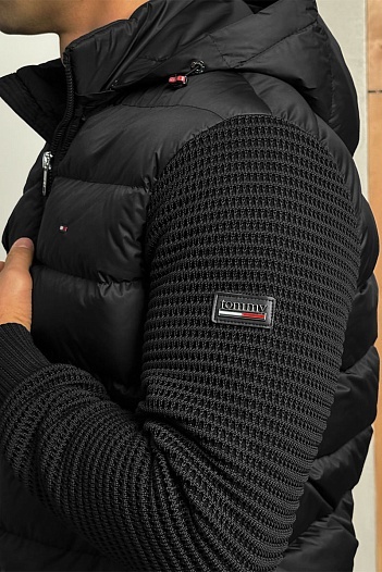 Куртка с вязаными рукавами Tommy Hilfiger   