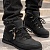 Мужские ботинки с мехом Timberland Euro Rock Hiker - Black