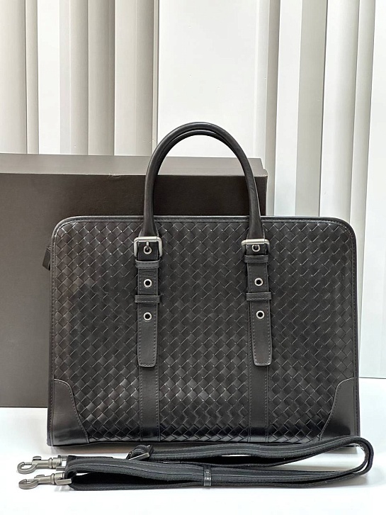 Кожаный портфель Bottega Veneta Premium 39x28x8 см