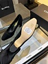 Женские замшевые туфли на каблуке Chanel premium