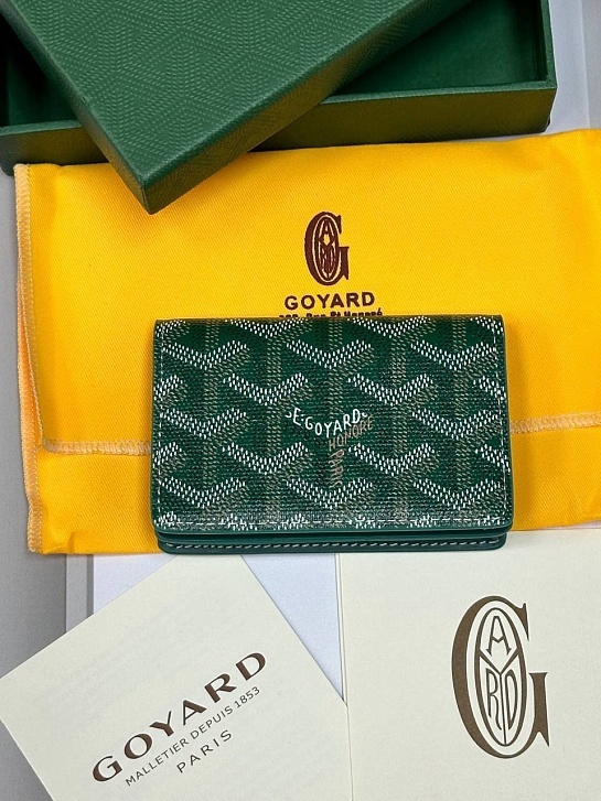Кошелёк Goyard Malesherbes Premium 10.2x7x1.5 см - Green