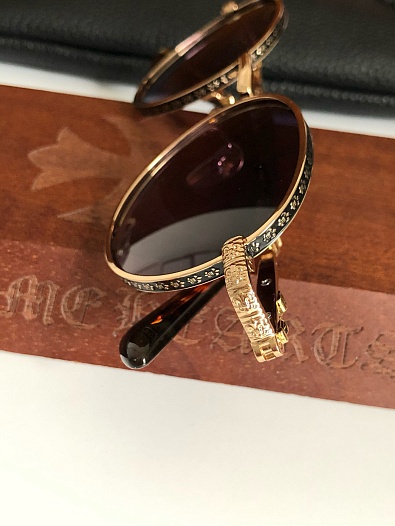 Солнцезащитные очки Chrome Hearts Metal Oval   