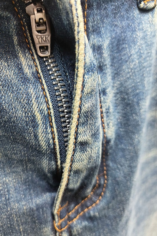 Мужские синие джинсы Chrome Hearts Premium