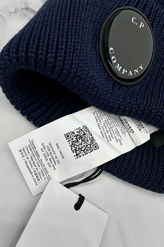 Шапка C.P. Company Single Lens - Navy