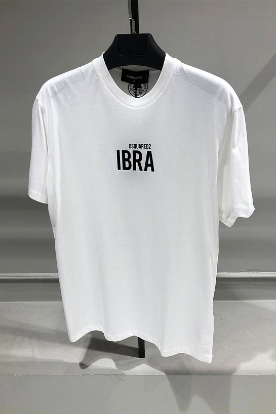 Футболка белого цвета Dsquared2 IBRA