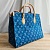 Женская сумка Louis Vuitton tote denim 34x26 см