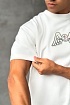 Оверсайз футболка Moncler белого цвета
