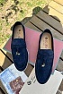 Женские замшевые лоферы Loro Piana Open Walk